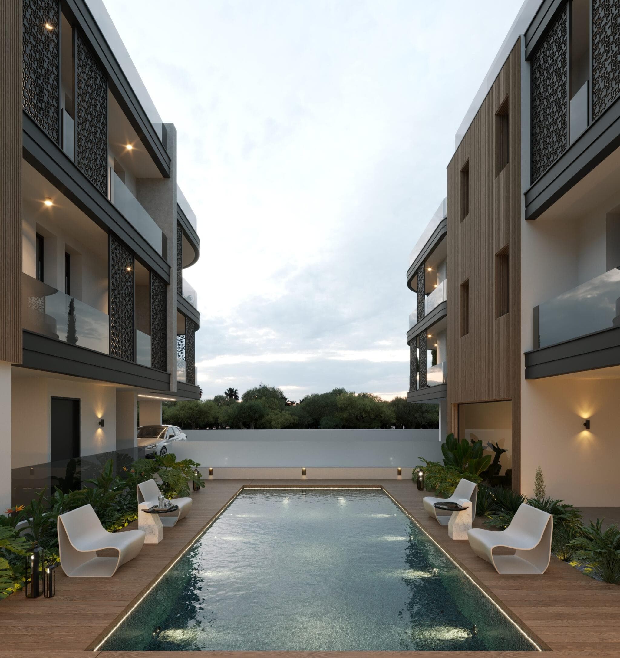 2-bedrooms apartments in Larnaca, Cyprus.