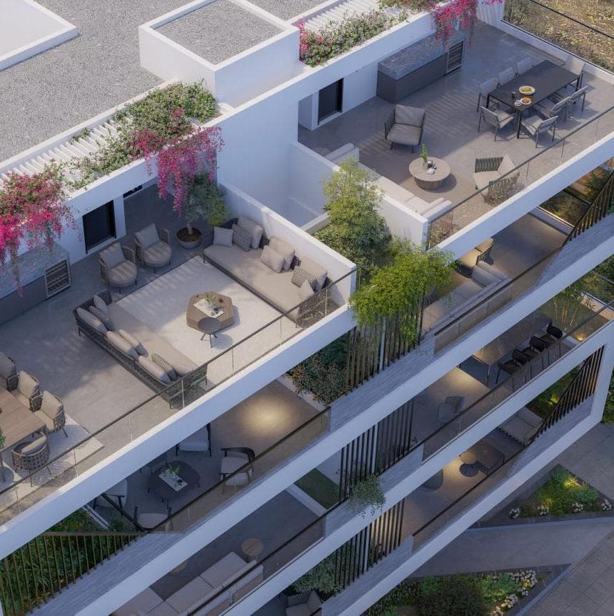 3-bedrooms apartments in Nicosia, Cyprus.