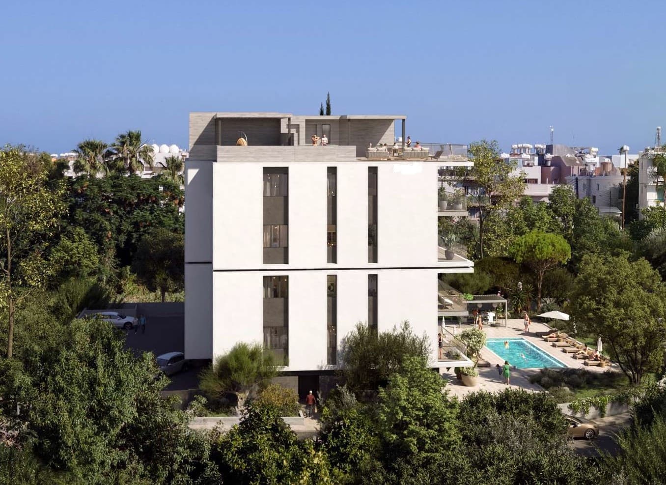 1-bedrooms apartments in Limassol, Cyprus.