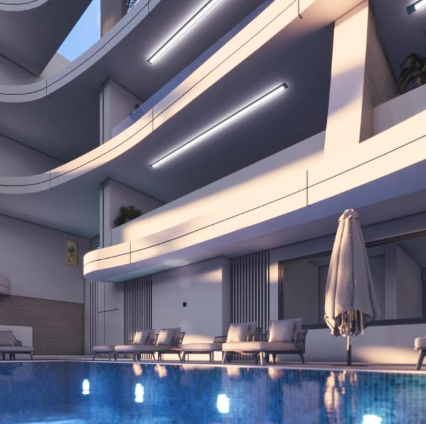 1-bedrooms apartments in Limassol, Cyprus.