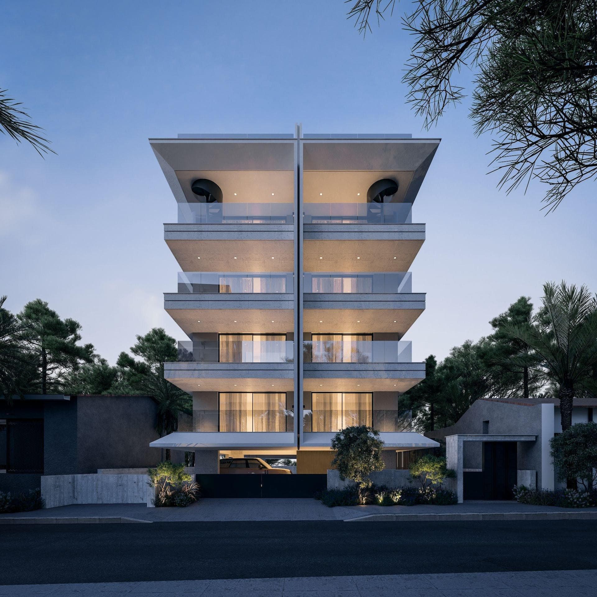 2-bedrooms apartments in Limassol, Cyprus.