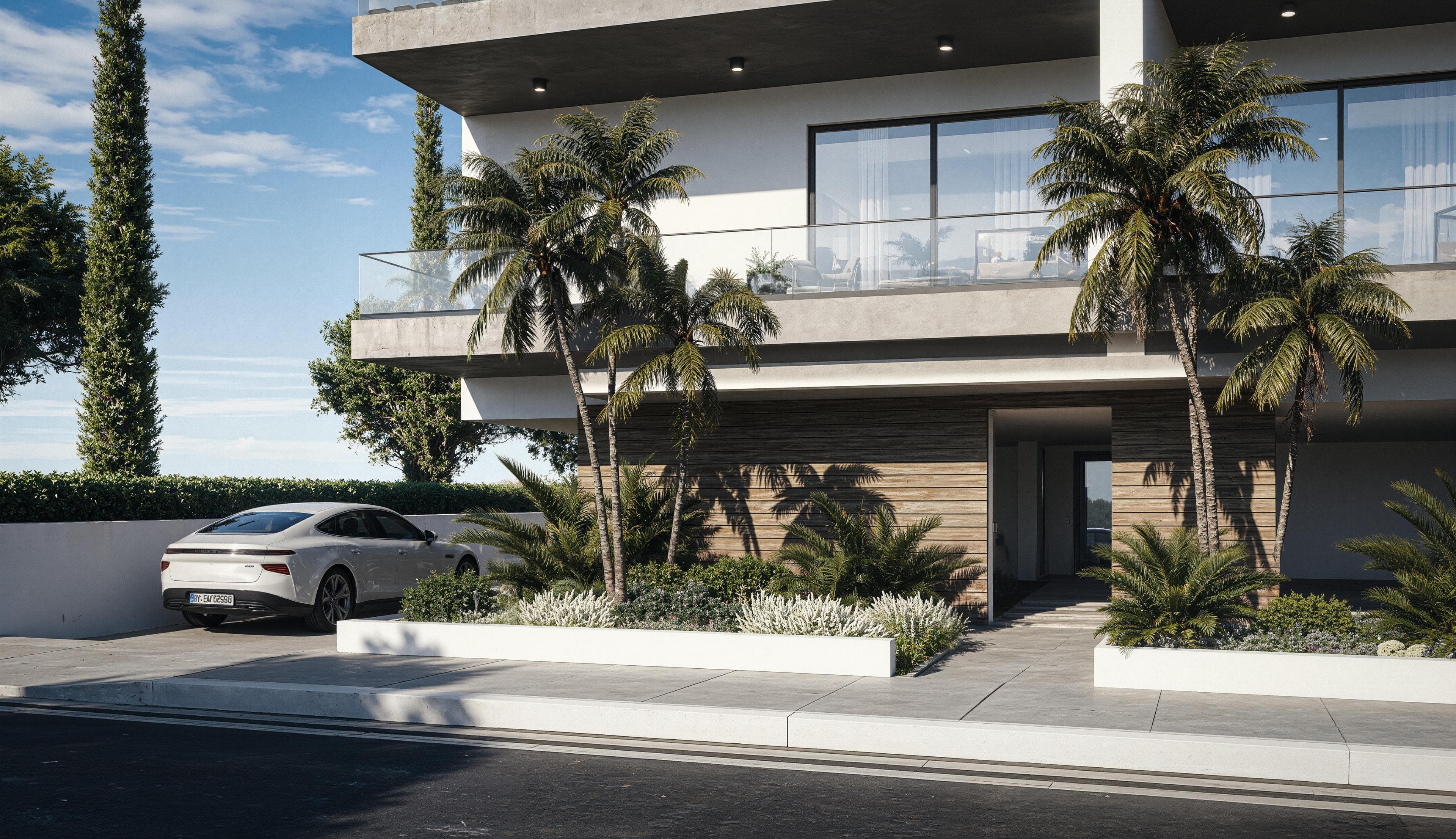 2-bedrooms apartments in Nicosia, Cyprus.