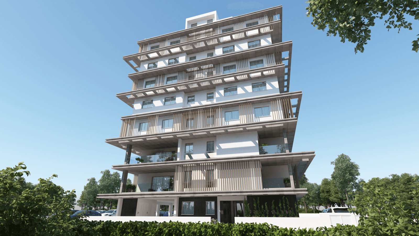 2-bedrooms apartments in Larnaca, Cyprus.