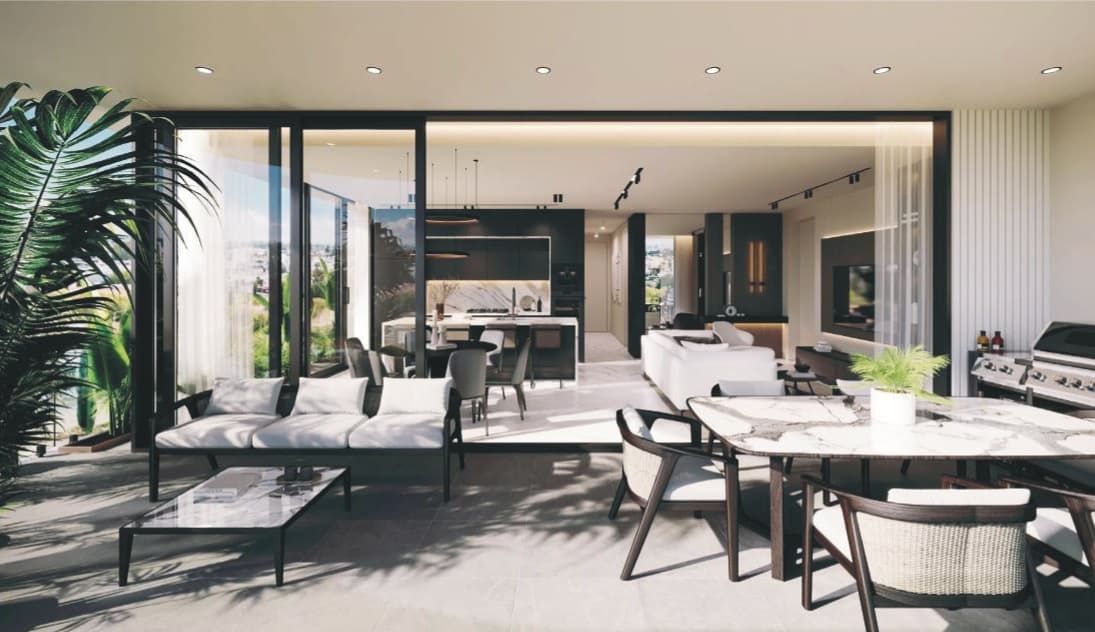 2-bedrooms apartments in Nicosia, Cyprus.