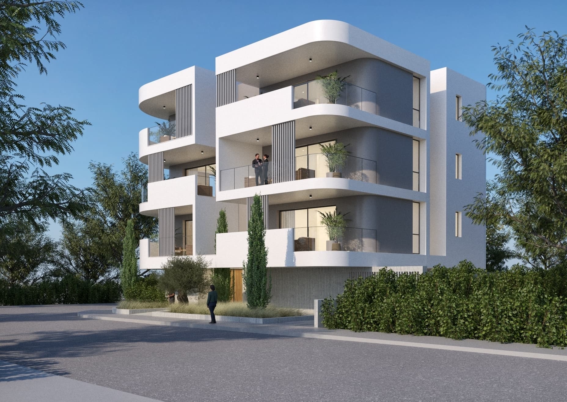 2-bedrooms apartments in Nicosia, Cyprus.