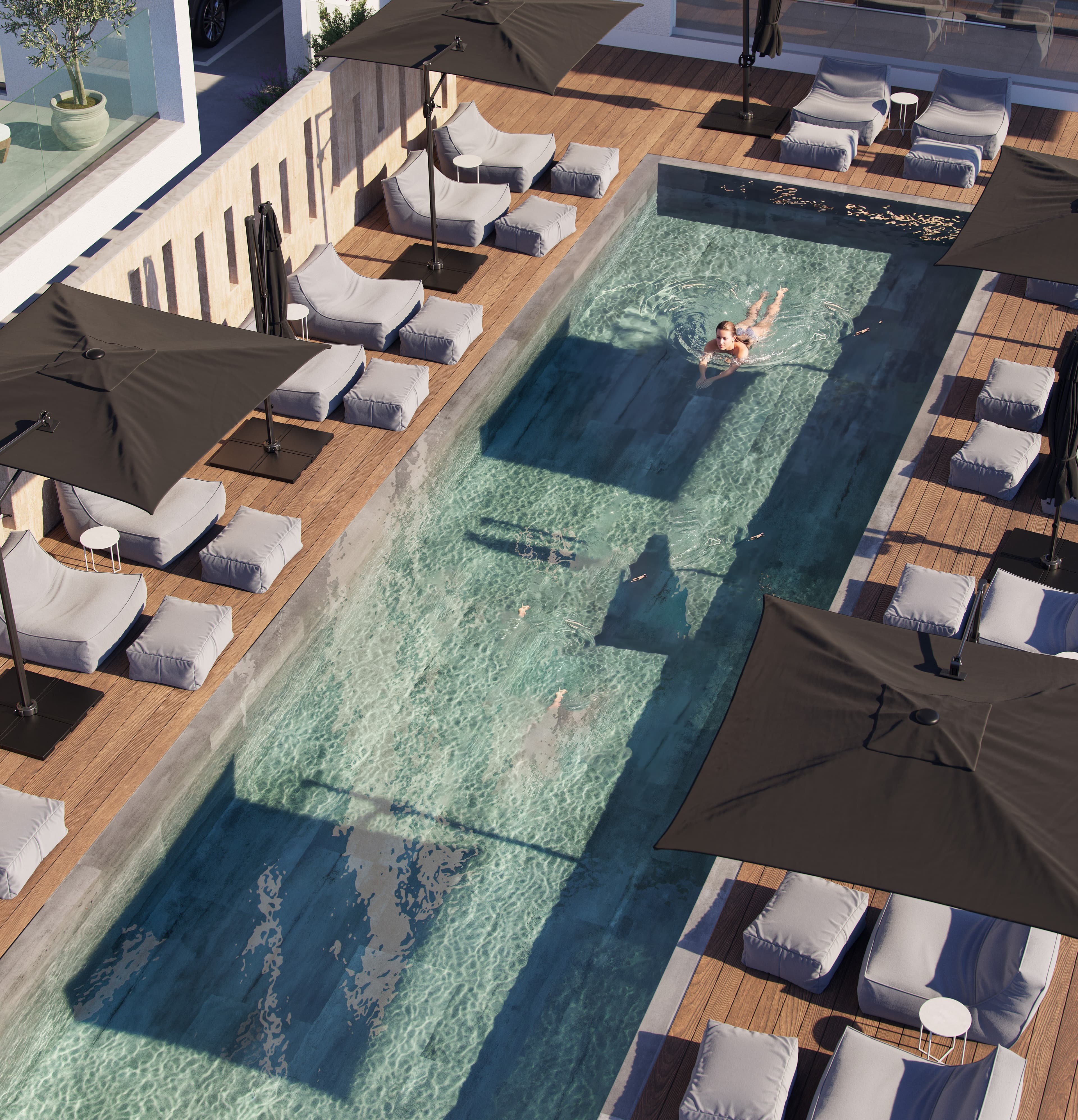 2-bedrooms apartments in Larnaca, Cyprus.