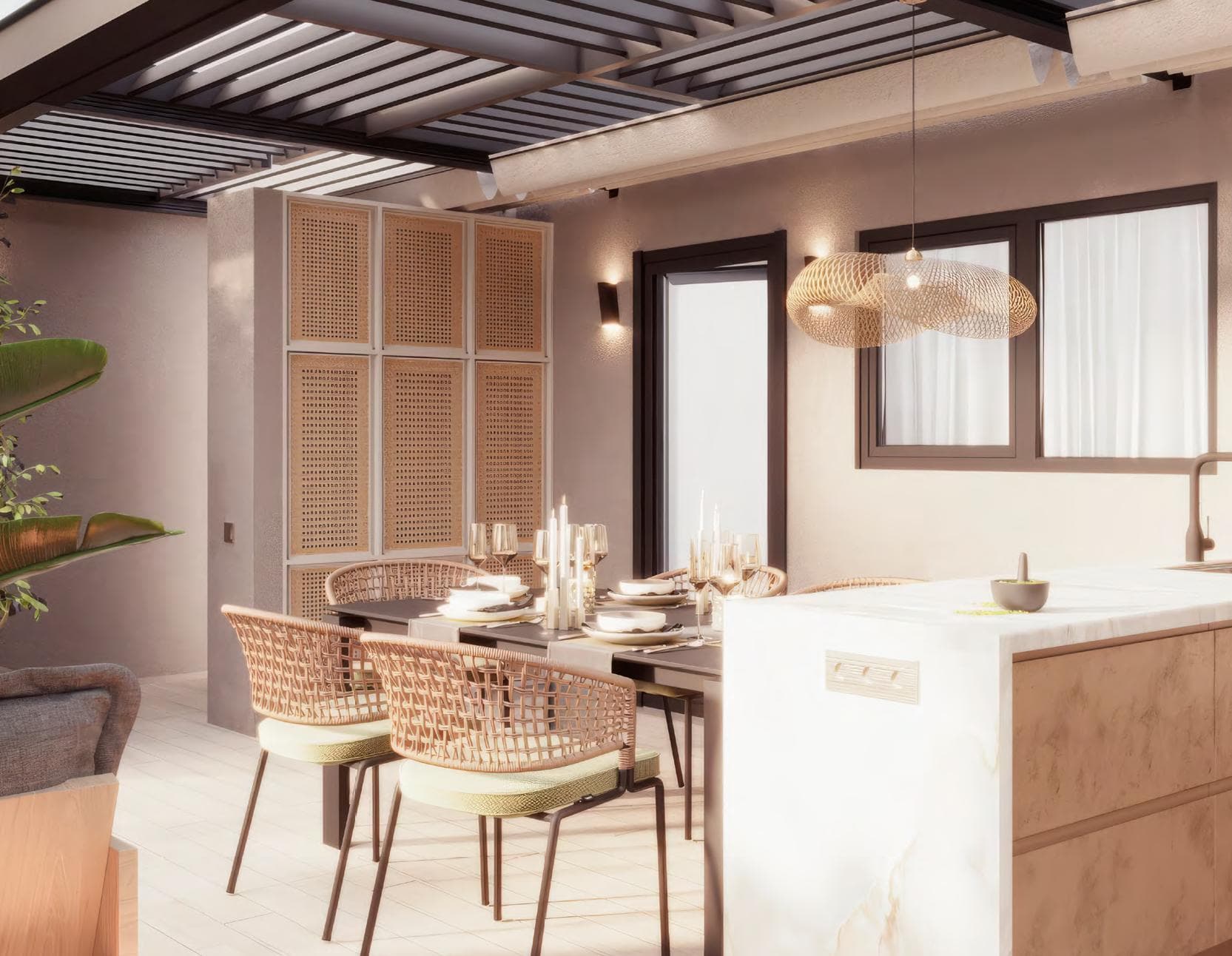 3-bedrooms apartments in Limassol, Cyprus.
