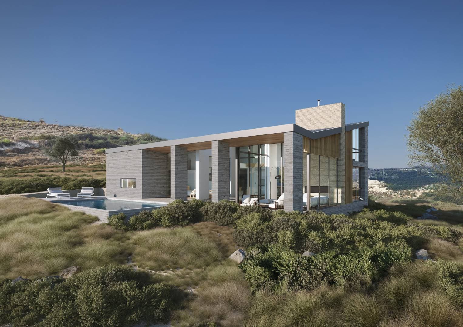 4-bedrooms house in Paphos, Cyprus.