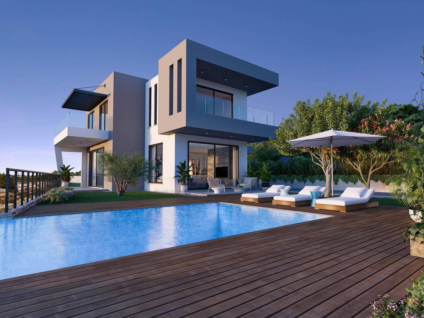 4-bedrooms house in Paphos, Cyprus.
