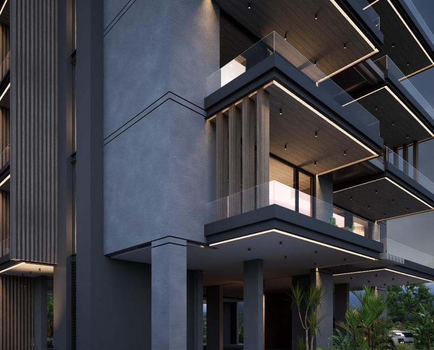 2-bedrooms apartments in Limassol, Cyprus.