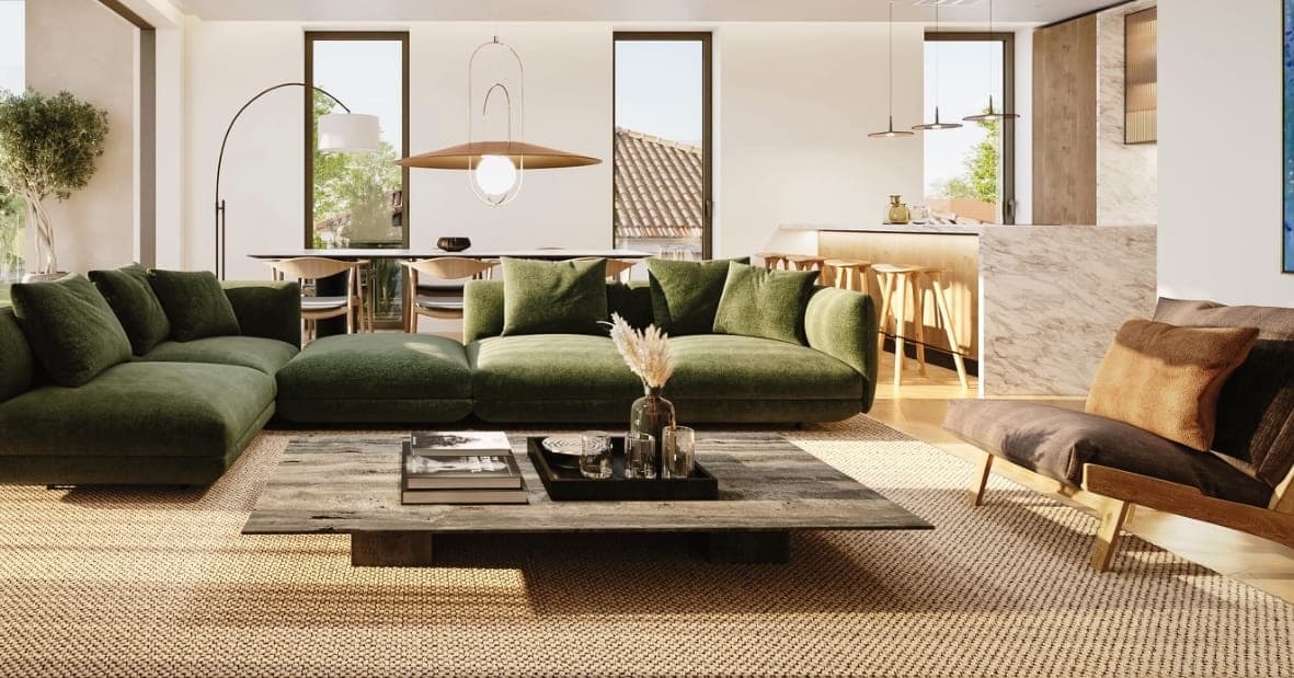 3-bedrooms apartments in Nicosia, Cyprus.