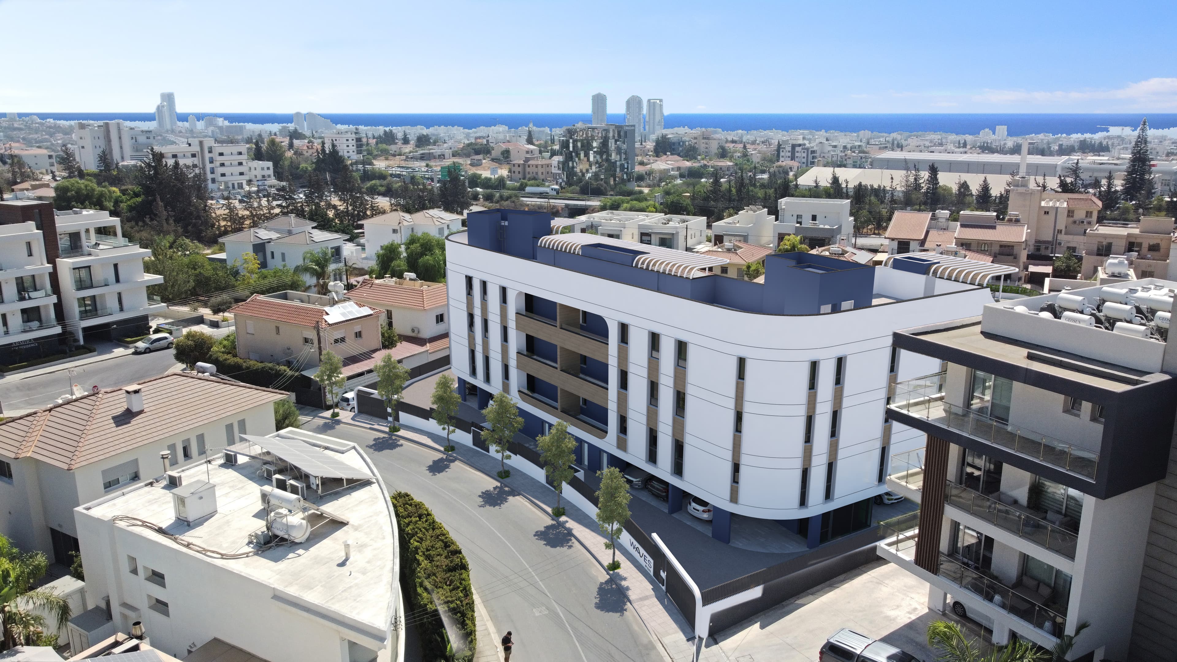 3-bedrooms apartments in Limassol, Cyprus.