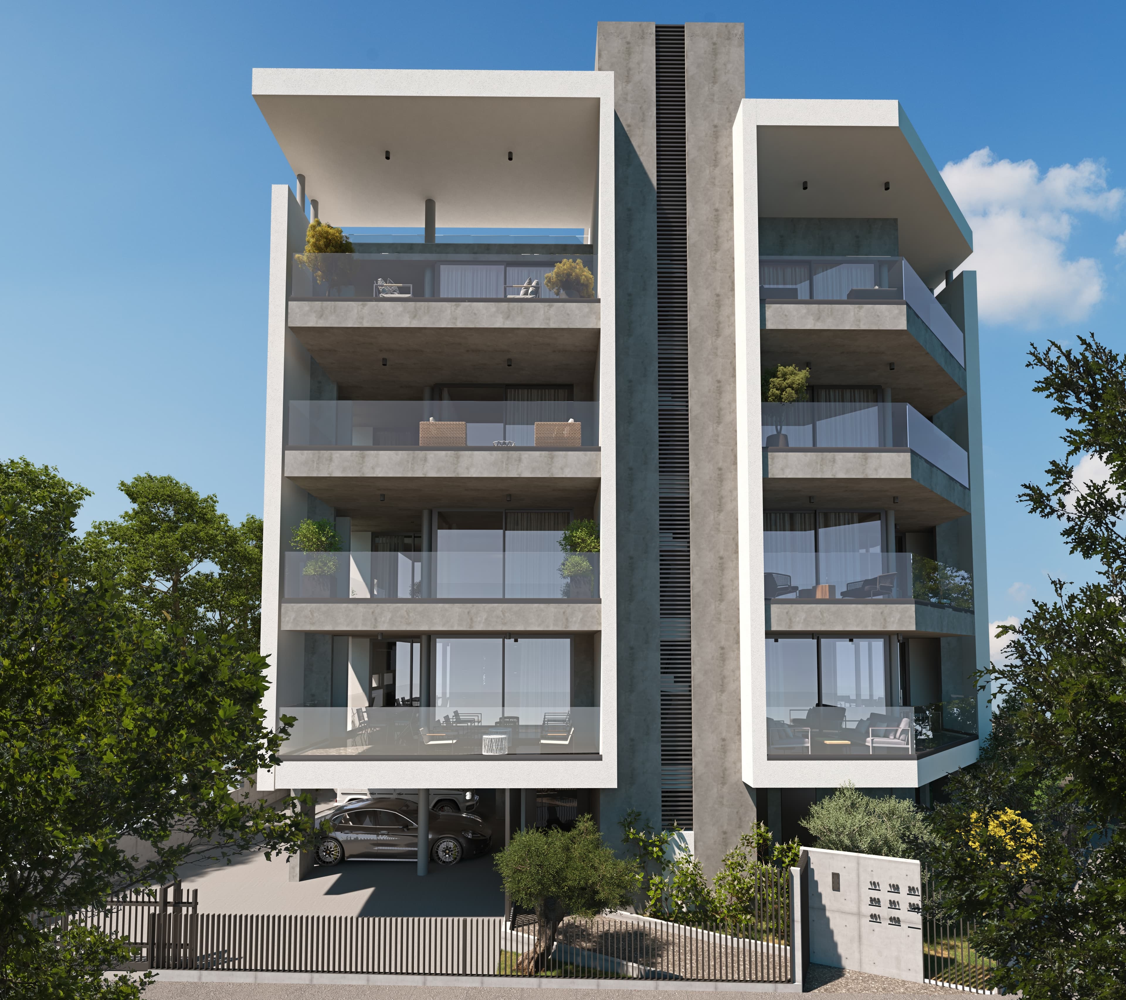 2-bedrooms apartments in Nicosia, Cyprus.