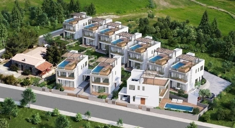 3-bedrooms house in Paphos, Cyprus.