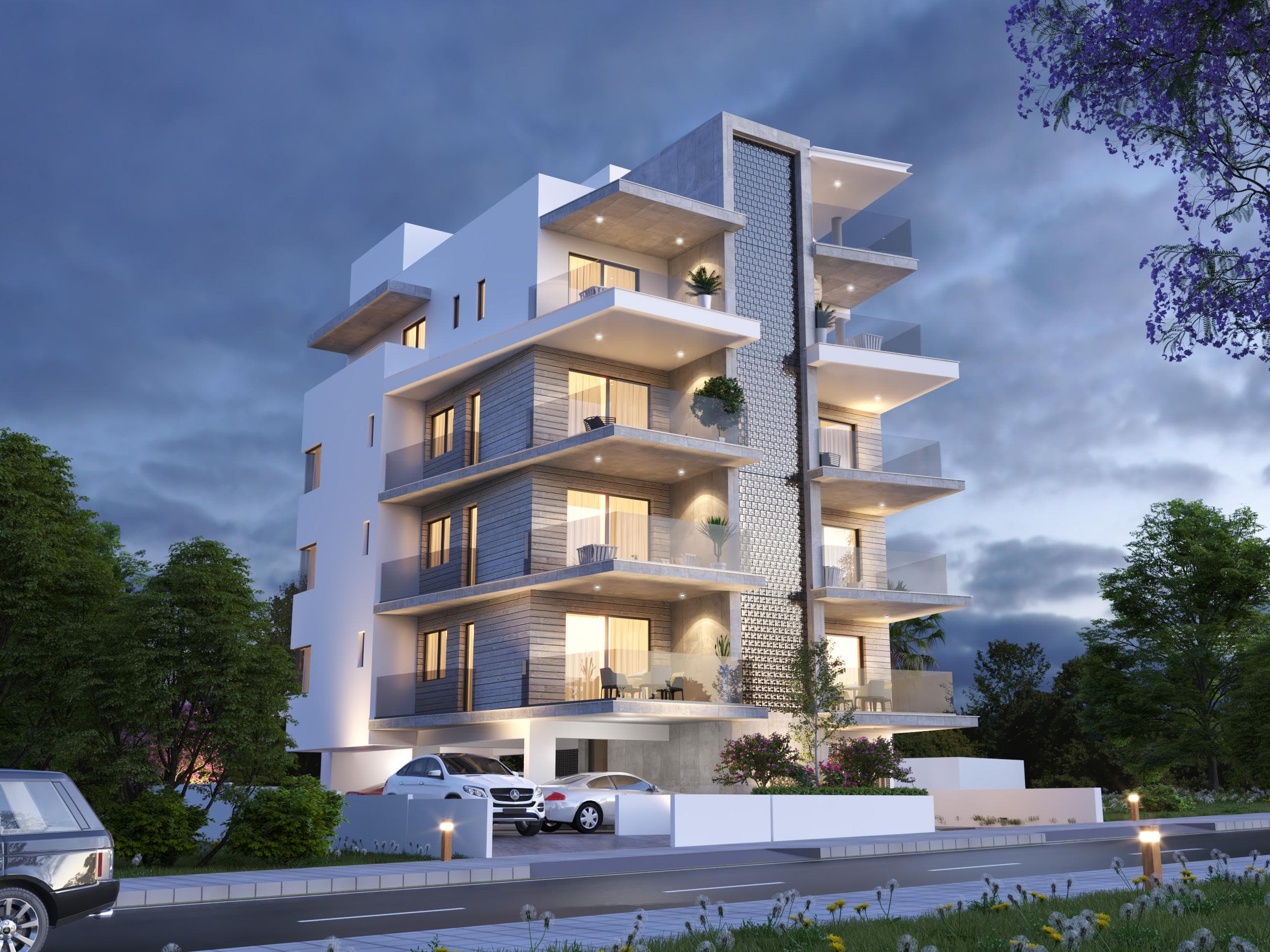 2-bedrooms apartments in Nicosia, Cyprus.