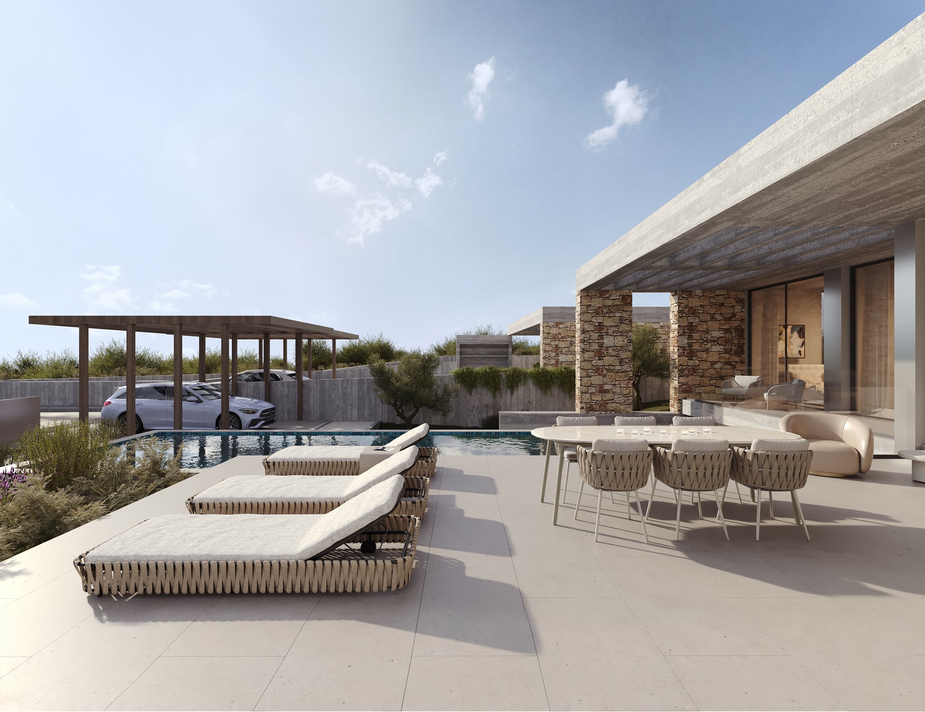 4-bedrooms house in Paphos, Cyprus.