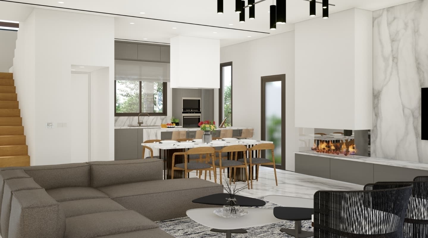 3-bedrooms house in Paphos, Cyprus.
