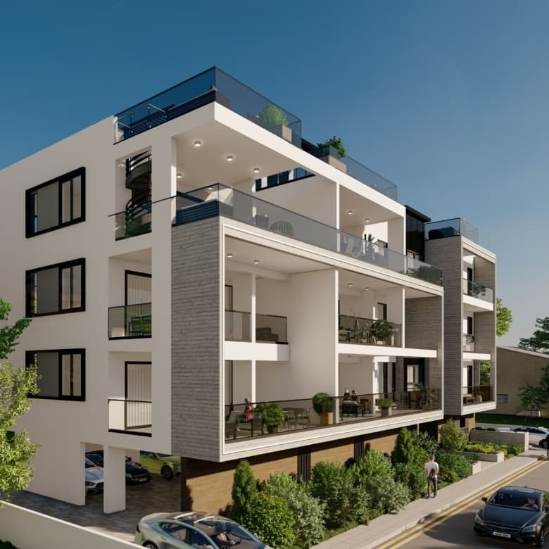 2-bedrooms apartments in Larnaca, Cyprus.