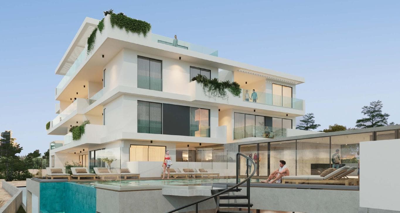 2-bedrooms apartments in Paphos, Cyprus.