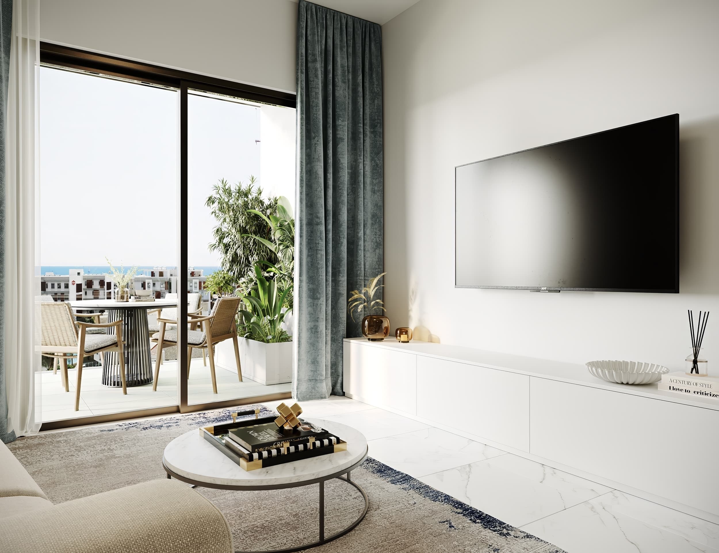 1-bedrooms apartments in Limassol, Cyprus.