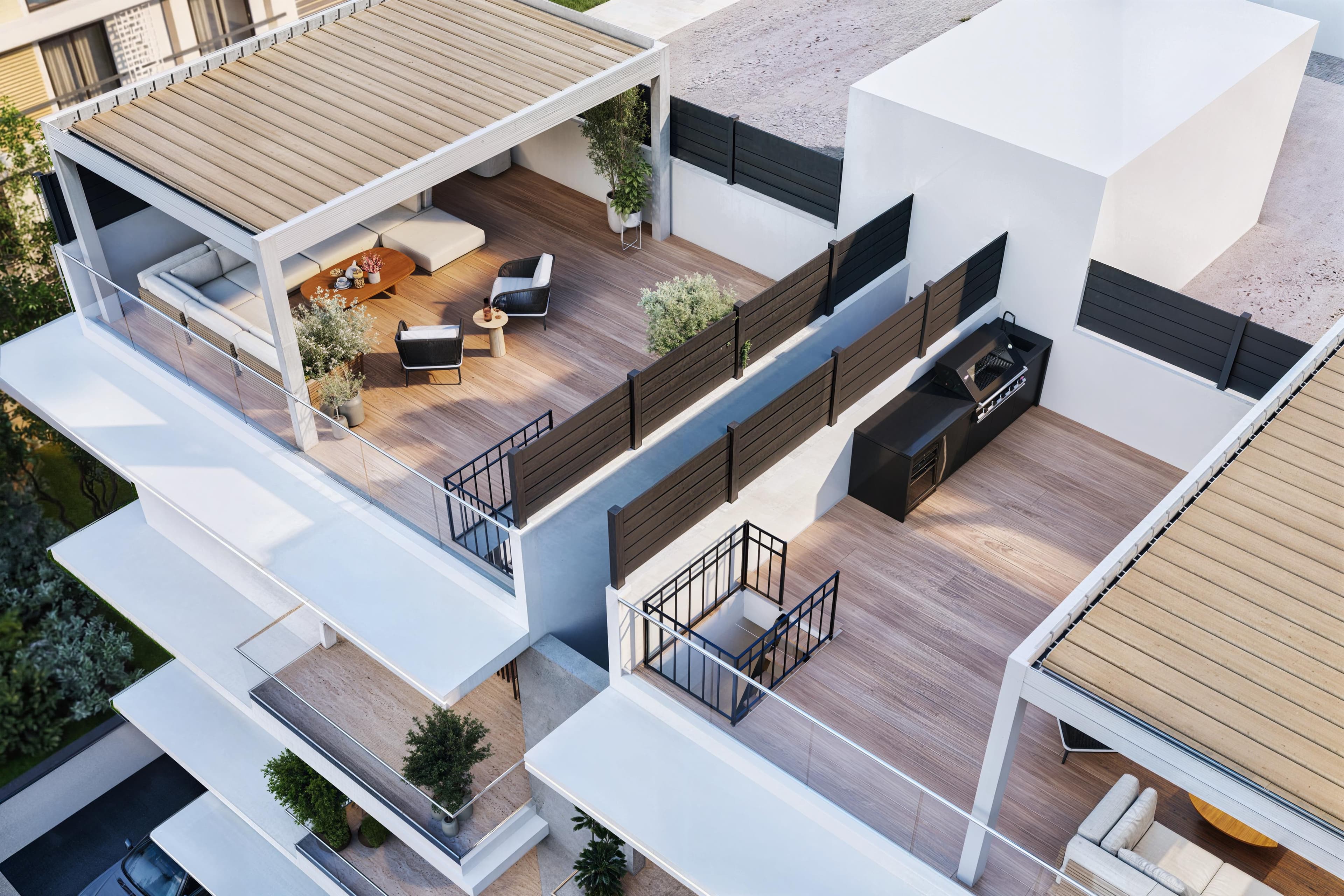 2-bedrooms apartments in Larnaca, Cyprus.