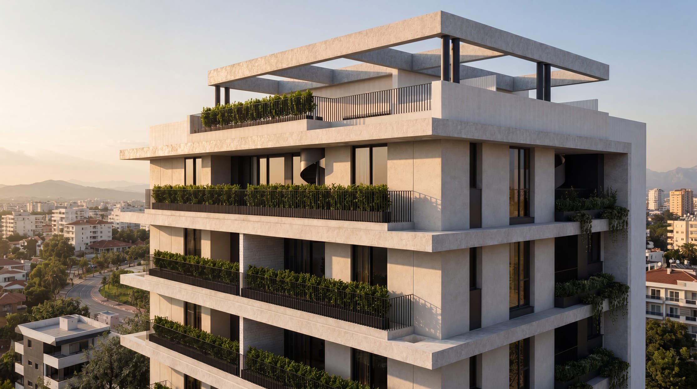 3-bedrooms apartments in Limassol, Cyprus.