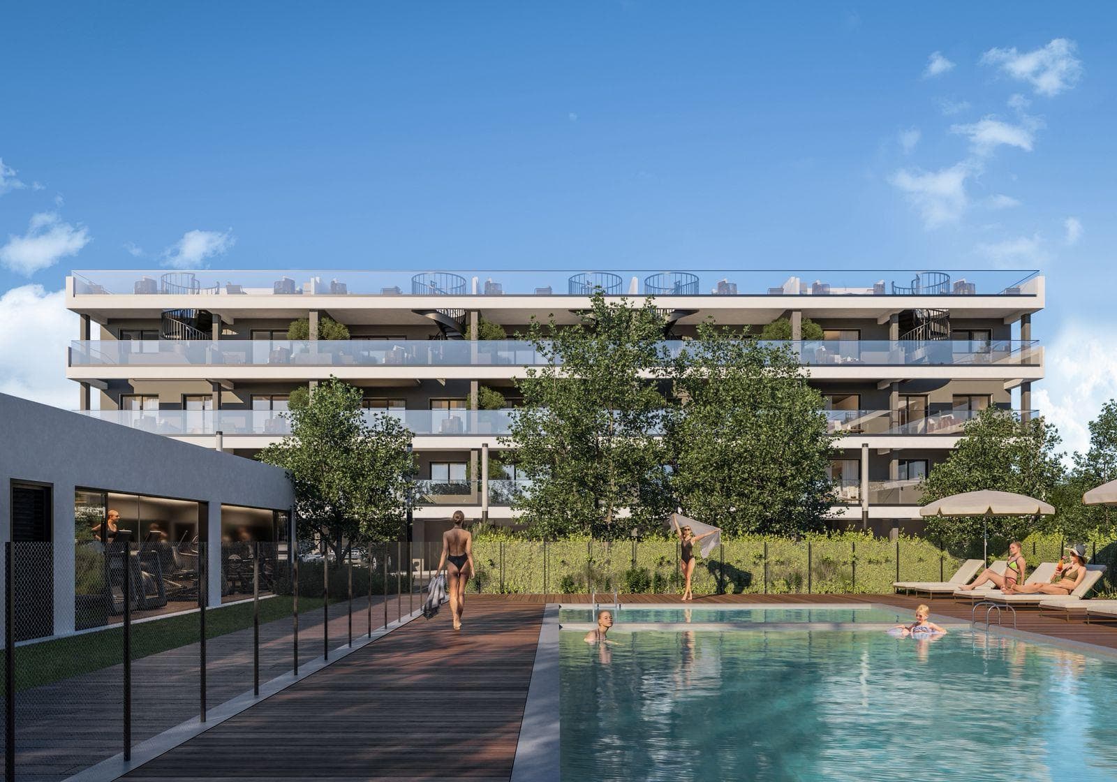 1-bedrooms apartments in Limassol, Cyprus.