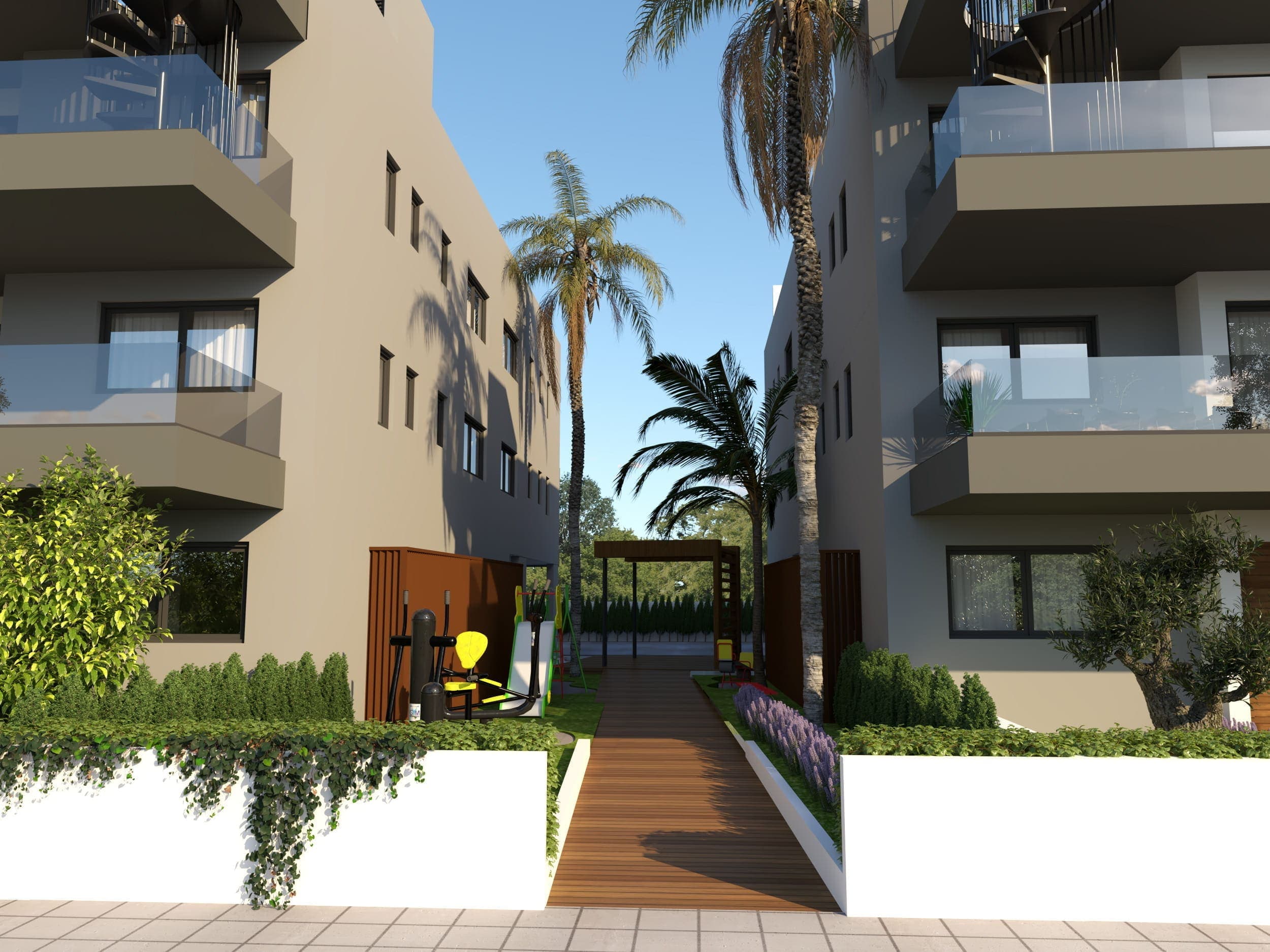 2-bedrooms apartments in Larnaca, Cyprus.