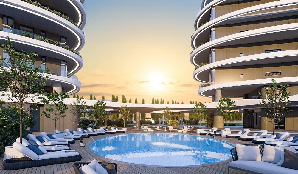 1-bedrooms apartments in Limassol, Cyprus.