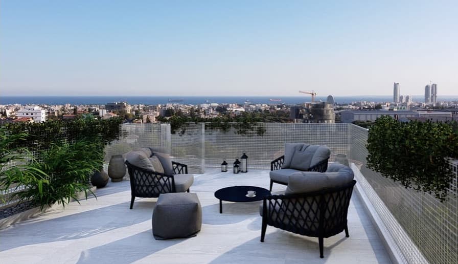 3-bedrooms apartments in Limassol, Cyprus.