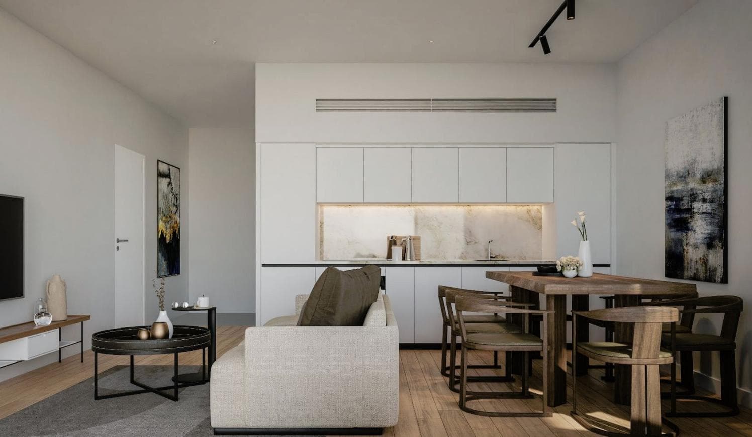 3-bedrooms apartments in Limassol, Cyprus.