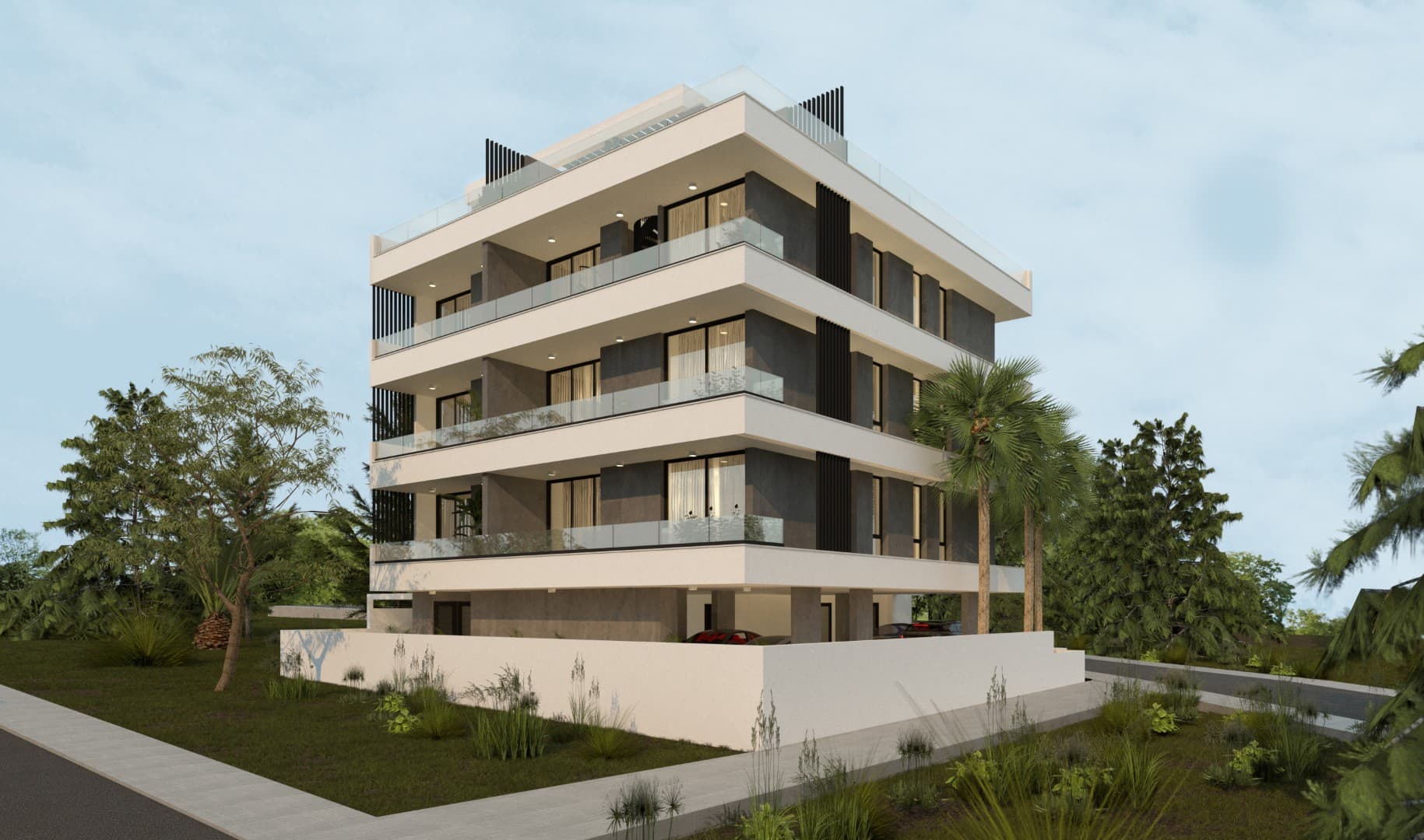 2-bedrooms apartments in Larnaca, Cyprus.