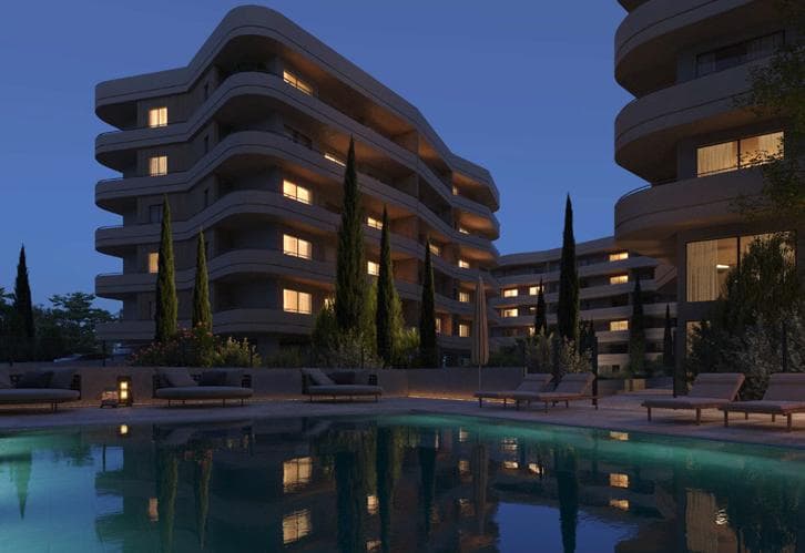 3-bedrooms apartments in Limassol, Cyprus.