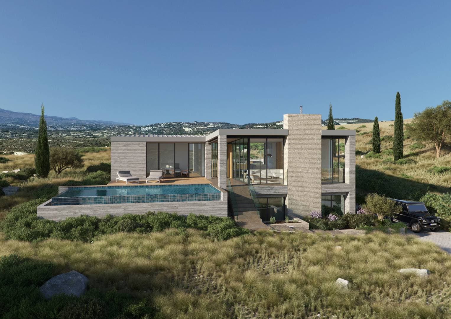 4-bedrooms house in Paphos, Cyprus.