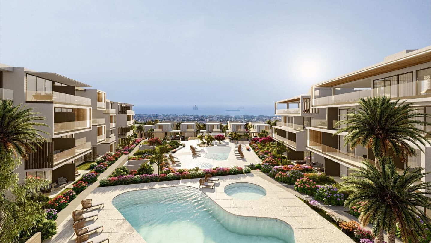 1-bedrooms apartments in Limassol, Cyprus.