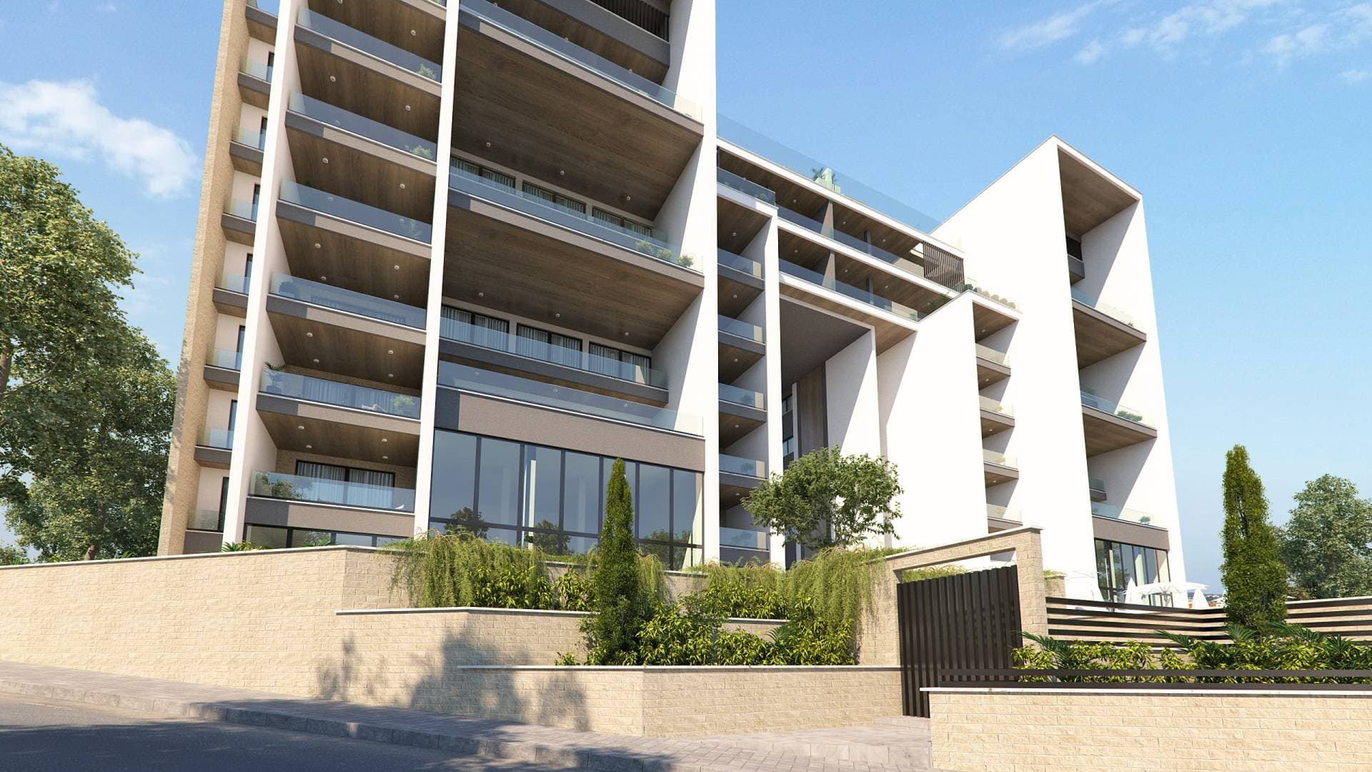 3-bedrooms apartments in Limassol, Cyprus.