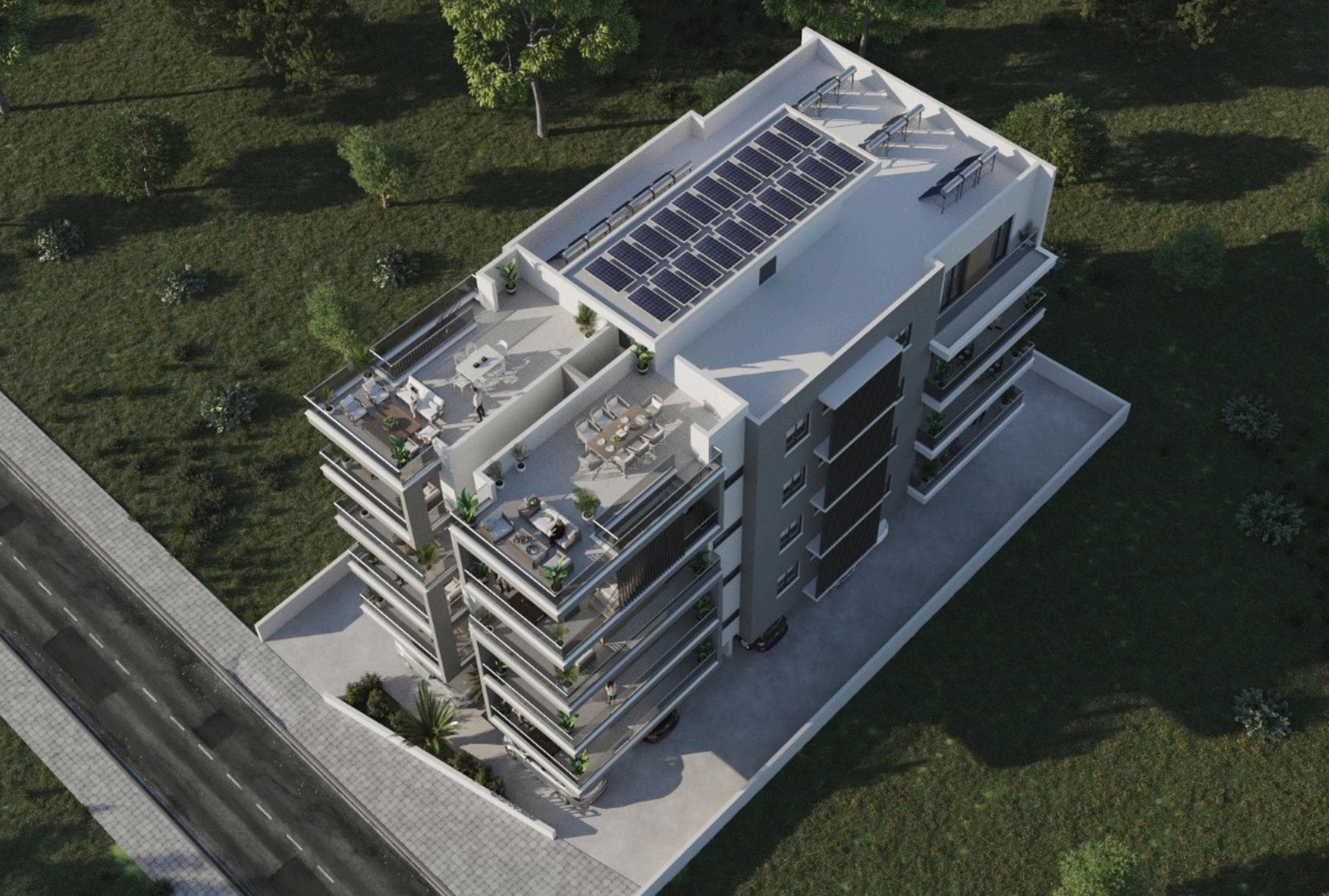 2-bedrooms apartments in Larnaca, Cyprus.
