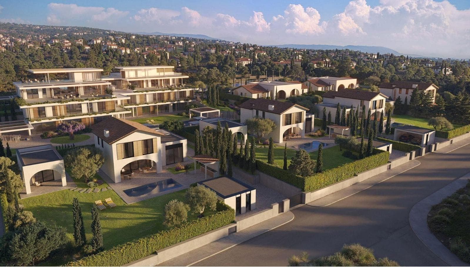 2-bedrooms apartments in Limassol, Cyprus.