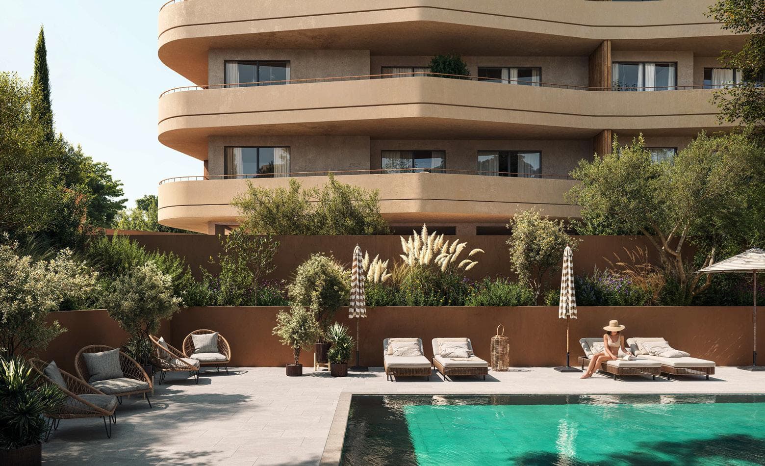 3-bedrooms apartments in Limassol, Cyprus.