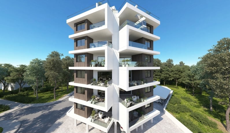 2-bedrooms apartments in Larnaca, Cyprus.