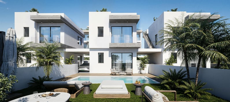 2-bedrooms house in Paphos, Cyprus.