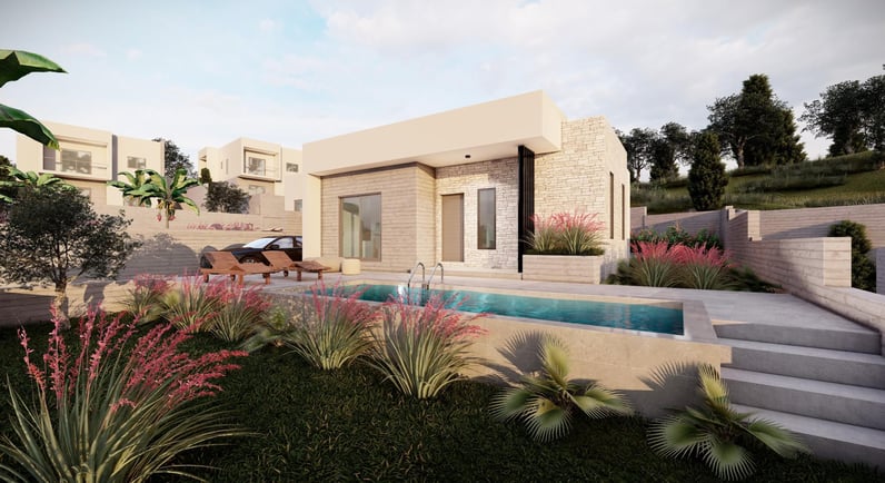 4-bedrooms house in Paphos, Cyprus.